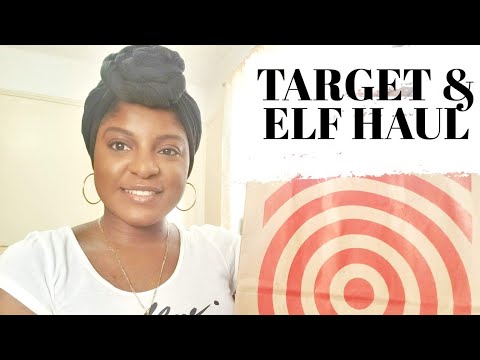 HUGE TARGET & ELF BEAUTY HAUL | Ayanna Woods
