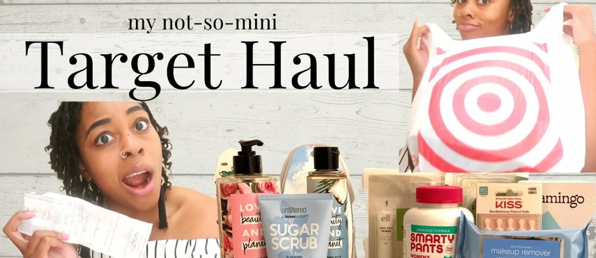 MY NOT SO MINI TARGET HAUL | HEALTH & BEAUTY EDITION