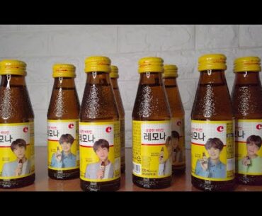 BTS x LEMONA VITAMIN C DRINK UNBOXING