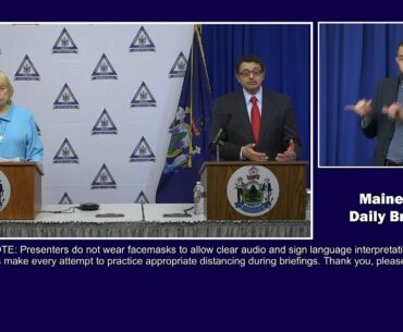 Maine Coronavirus COVID-19 Briefing: Friday, May 22, 2020