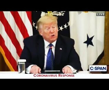 Trump "Honored" That US Has Most Coronavirus Cases