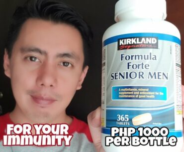 KIRKLAND SIGNATURE FORMULA FORTE FOR MEN MULTIVITAMINS AND MINERALS TO BOOST IMMUNITY | MY REVIEW