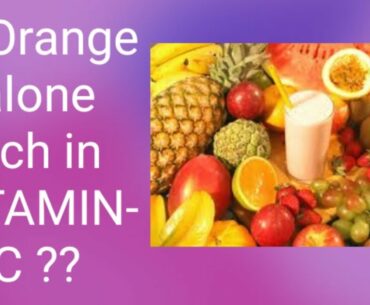 Vitamin-C rich fruits | in English | Worth Sharing