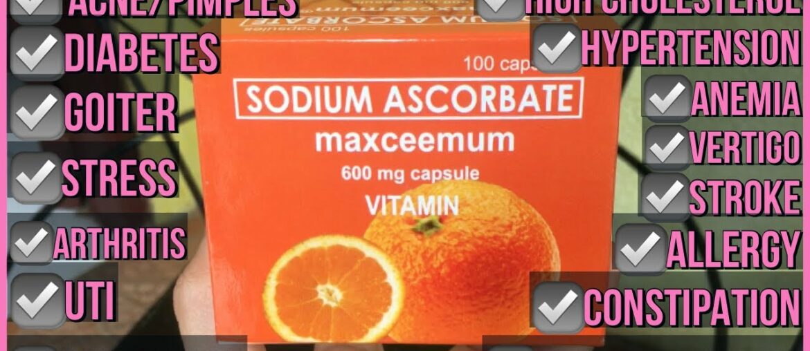 SODIUM ASCORBATE ( maxceemum ) || REVIEW || HEALTH & WELLNESS  || GEL PINES ||
