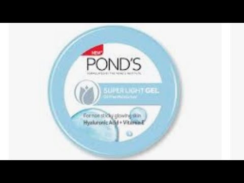 Ponds Super Light Gel Oil Free Moisturizer With Hyaluronic Acid + Vitamin E | Review Hindi