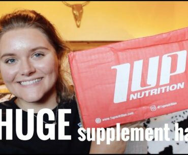 HUGE SUPPLEMENT HAUL...1UP NUTRITION & MORE