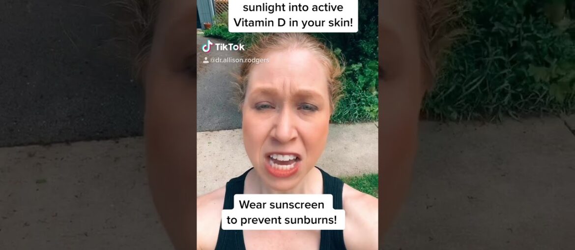 Vitamin D gets turned into active form by the sun