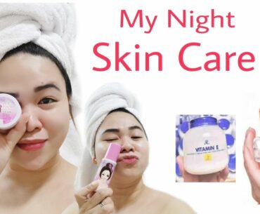 FAIRY SKIN IS MY SKINCARE || SkinIcing || NIGHT SKINCARE ROUTINE + VITAMIN E CREAM