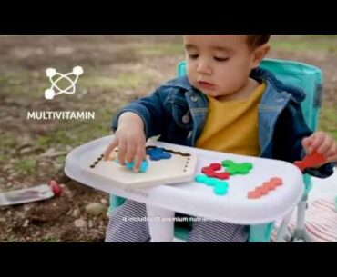 SmartyPants Baby Multi & DHA Liquid Multivitamin: Vitamin C, D3, E, Gluten Free, Choline, Lutein