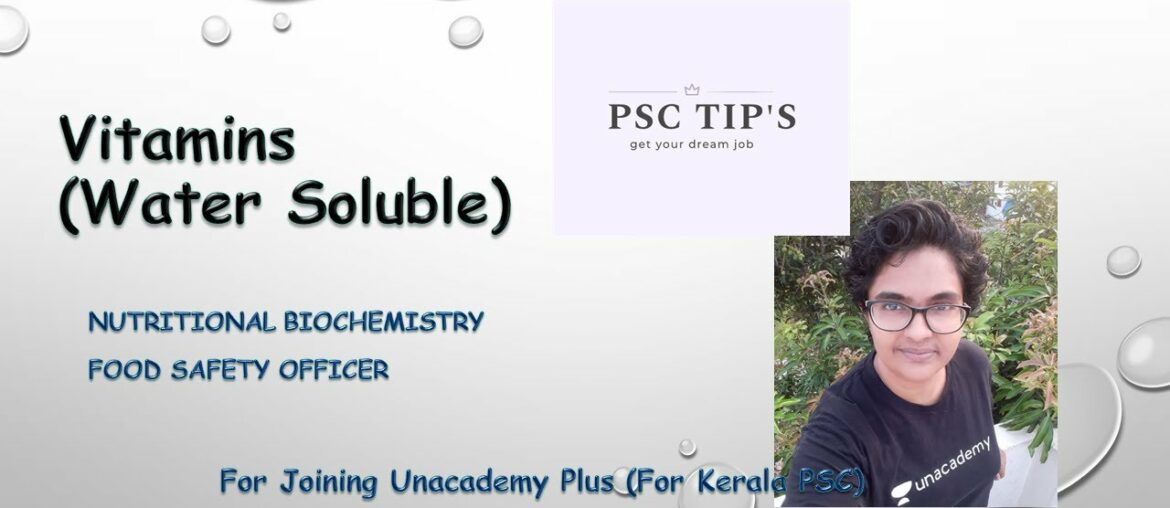 Food Safety Officer|Vitamins Water Soluble