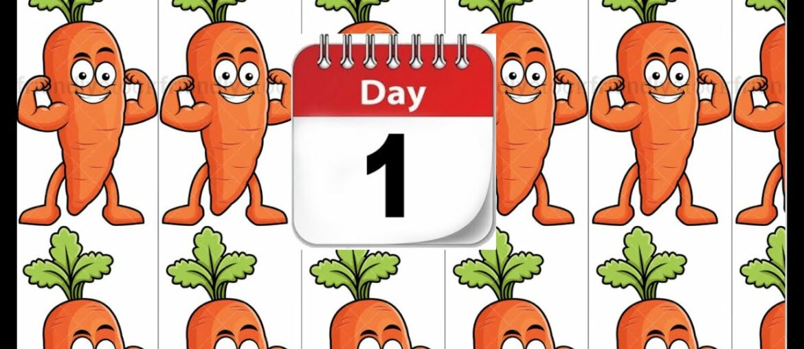 Quarantine Diet Day 1  Carrot Day Carrot boosts immunity to fight diseases