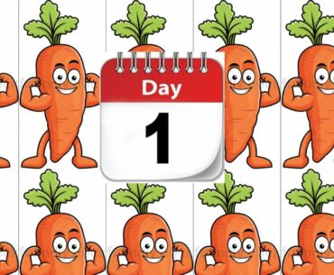 Quarantine Diet Day 1  Carrot Day Carrot boosts immunity to fight diseases