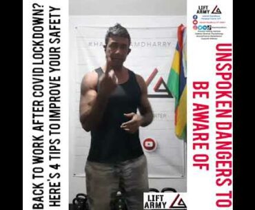 #covid19 #liftarmy #mauritius Unspoken health tips post-lockdown