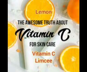 Vitamin C Skin Whitening Face Glow Improve immunity Limcee Limon Juice
