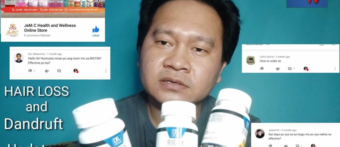 Biotin for hair growth Hairloss and dundruft update+Qand A