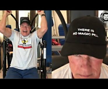 Arnold Schwarzenegger Is Wearing a Cool Hat To Put The Vitamin-S Accusers To Rest