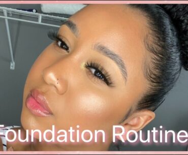 My Foundation Routine | NO FLASH BACK| DRY SKIN