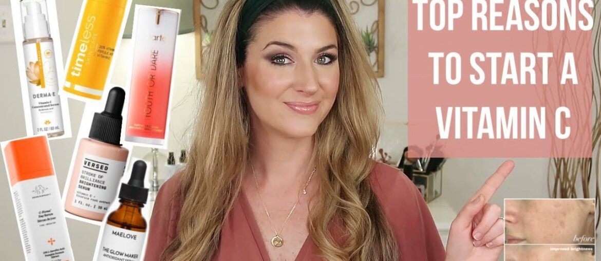 BENEFITS OF VITAMIN C IN SKINCARE | PRODUCT REVIEWS | TIMELESS, TARTE, DRUNK ELEPHANT ETC