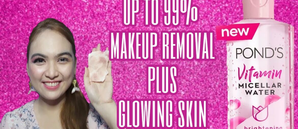 Ponds Vitamin Micellar Water Review | makeup removal