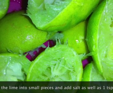 How to make Sarbath | Ginger Lime | COVID-19 Immunity Drink | Weight loss drink | Lime Pickle