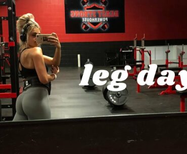 Random day and leg workout | BIKINI PREP #2