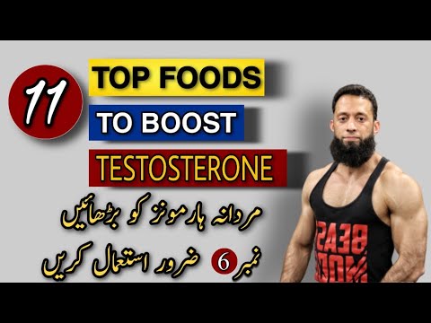 11 Foods To Boost TESTOSTERONE |  Naturally Increasing Testosterone | Urdu/Hindi