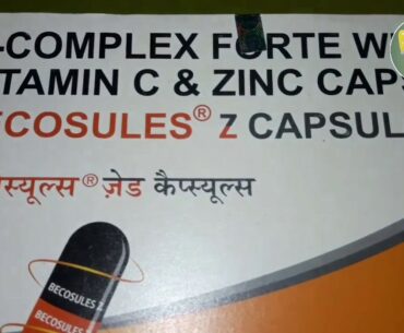 Becosules capsule Vitamin B complex (Vitamin B12, B1, B2, B6, B3 and Folic acid), Vitamin C