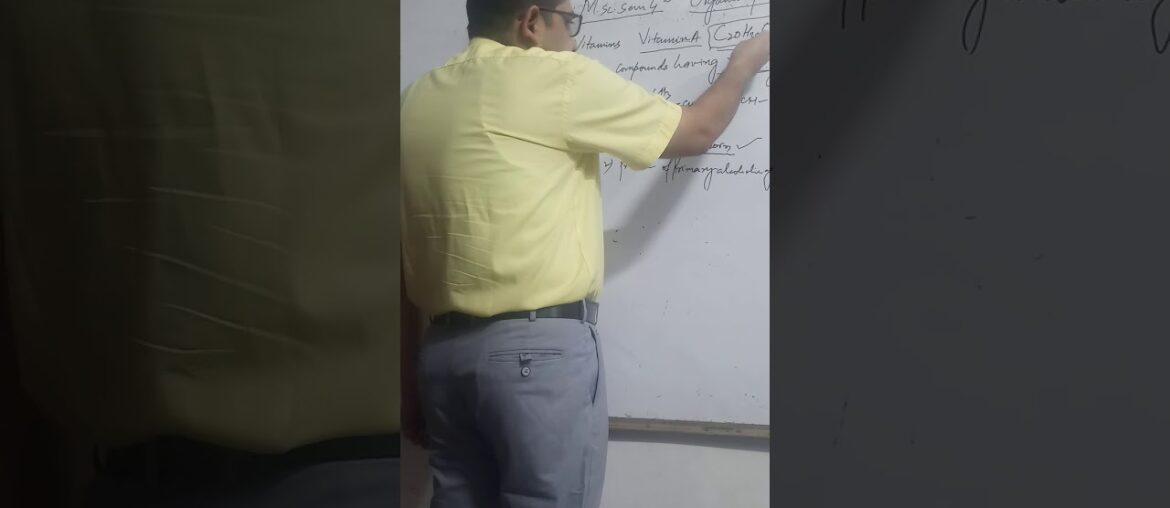 M.sc semester  4 organic  special  vitamins