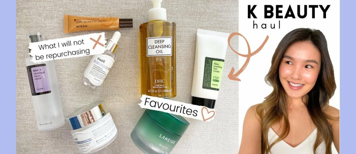 K-Beauty HAUL & Reviews for dry skin! | Klairs, CosRx, Laneige, Mizon, DHC