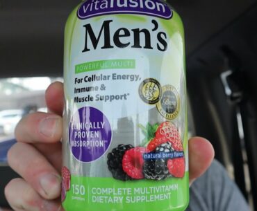 Vita fusion men’s multi gummy vitamin this is my like three months in review of them
