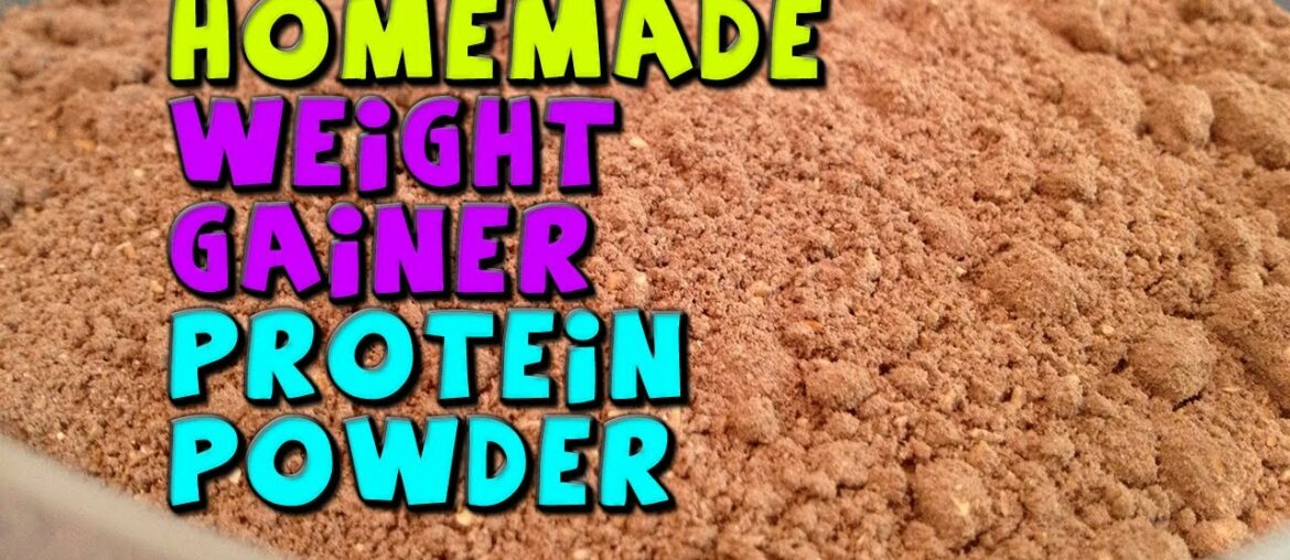 HOMEMADE Weight Gainer Protein Powder Recipe (CHEAP)