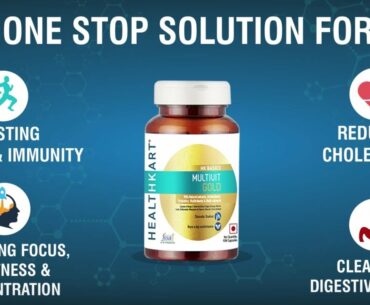 Best in class Multivitamin - Healthkart Multivit Gold, Clinically studied