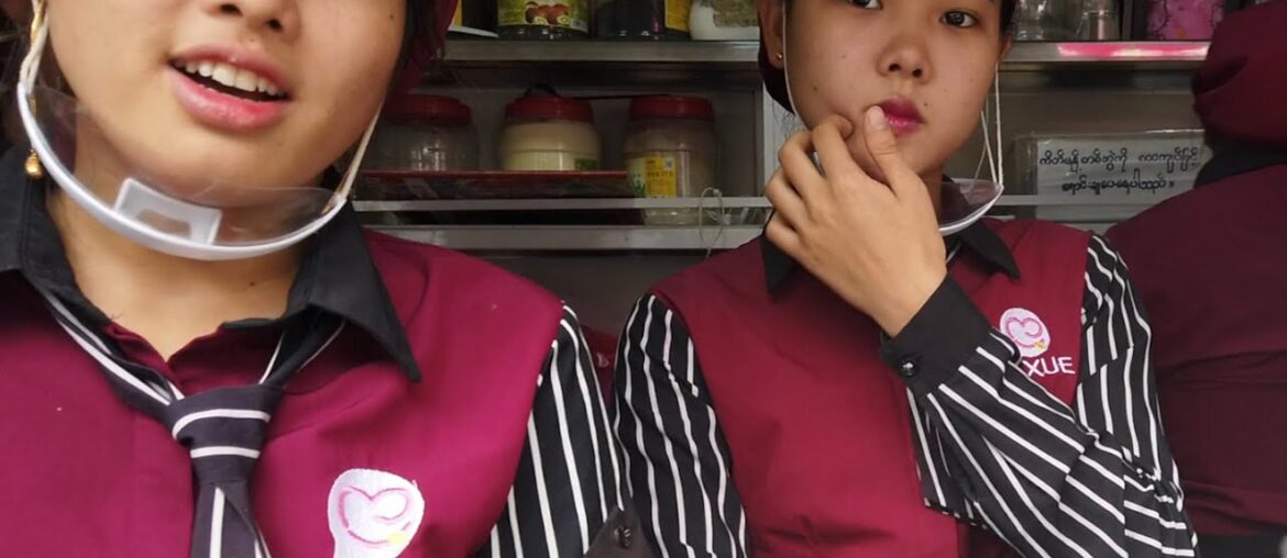 Beautiful Myanmar Coffee Vendor Girls Who Fell in Love with Me, Triangle Love in Myanmar Coffee shop