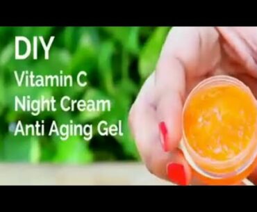 Only 3 ingredients|| DIY vitamin c serum night cream