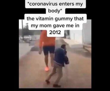 The vitamin gummy fighting Corona virus in my body