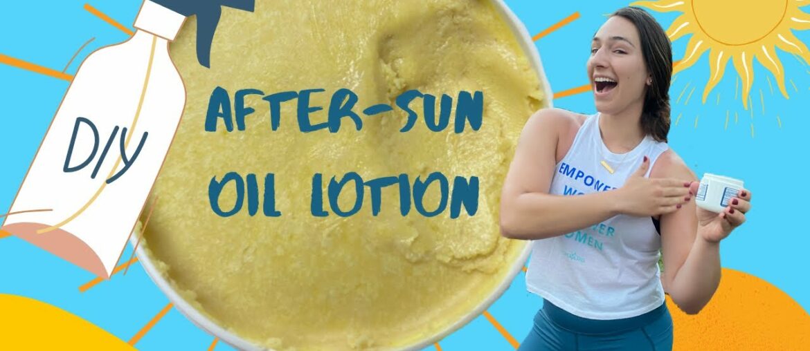 HEAL YOUR SUNBURN FAST//AFTER-SUN OIL CREAM WITH POWERFUL INGREDIENTS//SMART SKINCARE