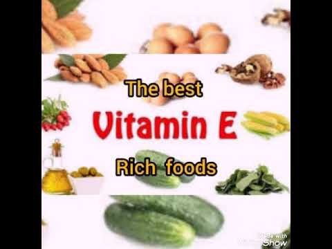 The best  vitamin e rich foods. Health  is wealth.
