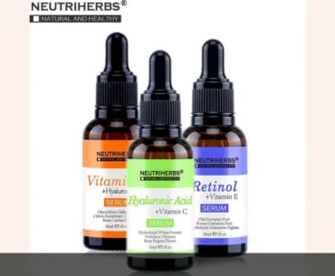 Neutriherbs Face Serum Set With 20 Vitamin C 5 Hyaluronic Acid 2 5 Ret
