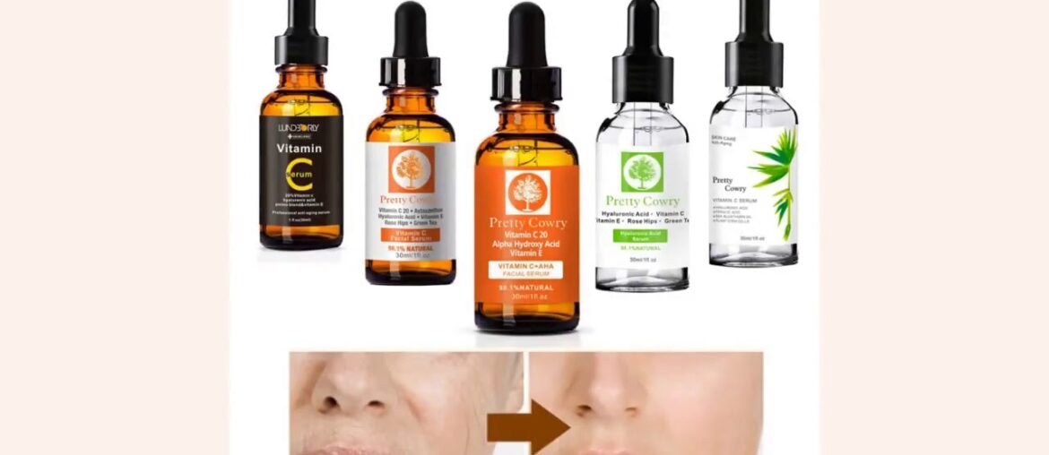 Pretty Cowry Brand Skin Care Vitamin C E Natural Face Essence Serum Hy