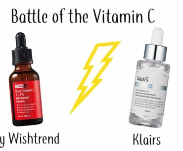 Best Vitamin C Comparison Review (By Wishtrend & Klairs) - Cruelty-Free Korean Skincare | Britta