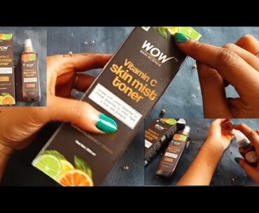 WOW VITAMIN C SKIN MIST TONER REVIEW | CHISHTIYA PRODUCTS REVIEW | Chish Beauty