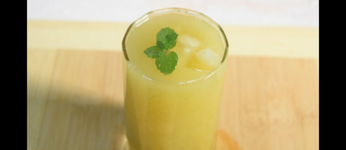 Strengthen Immune System With A Glass of Raw Mango Juice/Aam Panna/Mango Squash recipe.