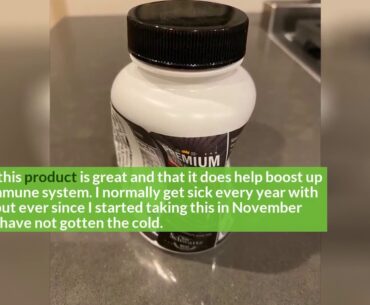 Sambucus Elderberry Capsules with Zinc & Vitamin C - Women & Men's Daily Herbal Supplement for...