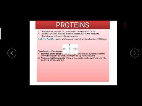 Biomolecules- proteins and vitamins