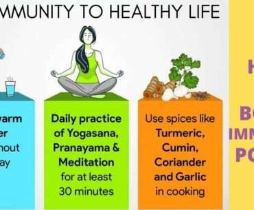 HOW TO BOOST IMMUNITY | How to boost Immune Power Naturally |