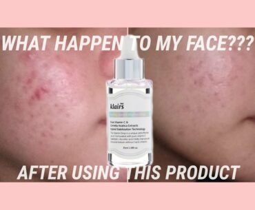 DEAR KLAIRS VITAMIN C SERUM REVIEW PART 1