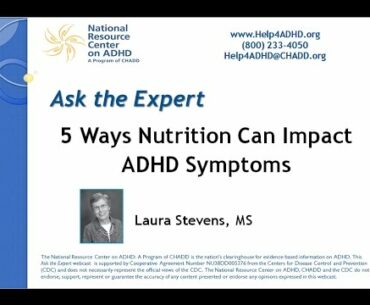 5 Ways Nutrition can Impact ADHD Symptoms