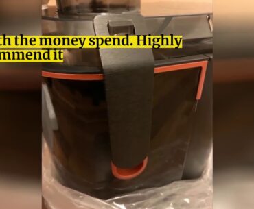 Juicer Extractor Picberm PB2312A Wide Mouth Juicer Machines, 3 Speed Centrifugal Juicer for Fru...