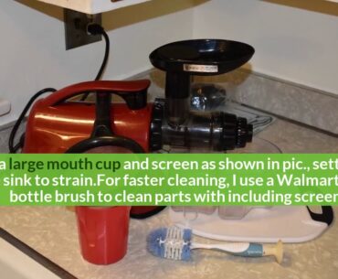 Omega NC800HDR Extractor and Nutrition Center Creates Fruit Vegetable and Wheatgrass Juice Quie...