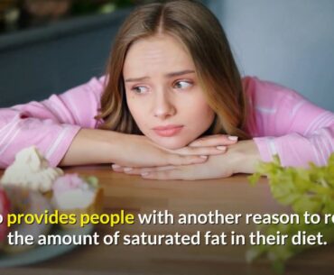 Eating Foods High In Saturated Fats May Reduce Concentration